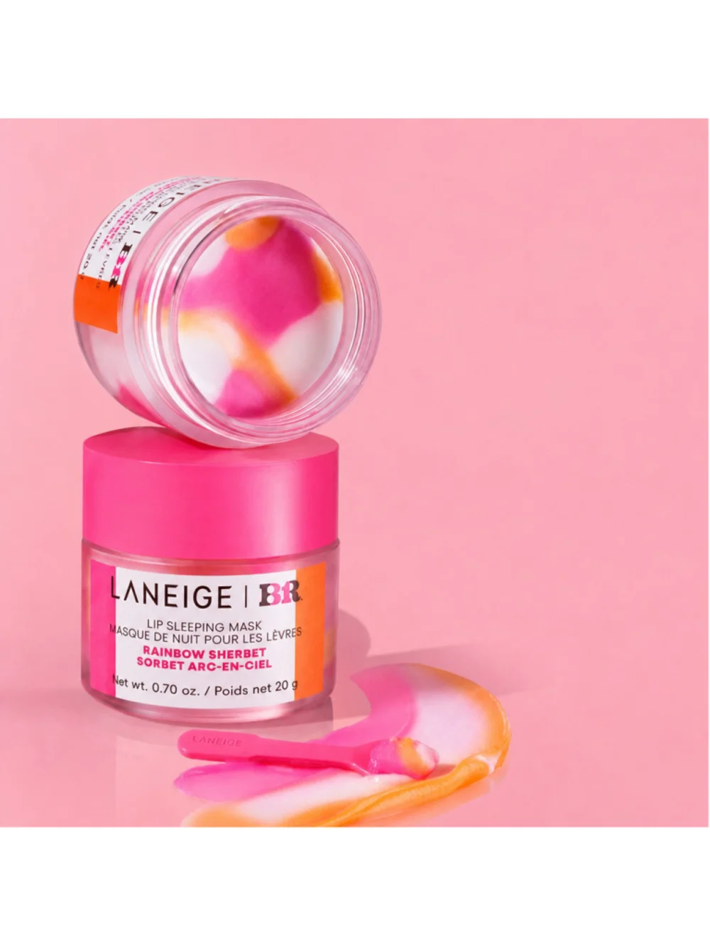 LANEIGE x Baskin Robbins Rainbow Sherbet Lip Sleeping Mask 20g NIB